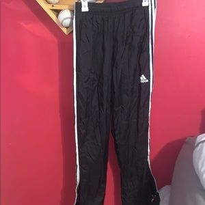 Black track suit pants adidas